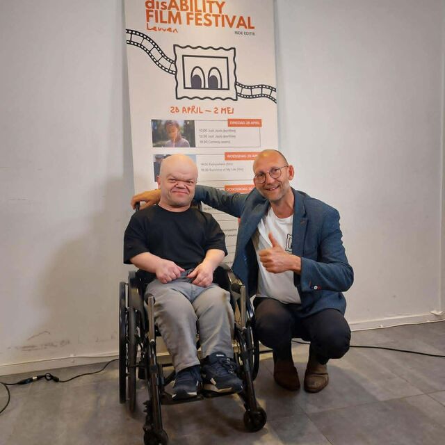 DFF 26 ambassadeur Chris Willemsen en voorzitter DFF Pieter Verstraete